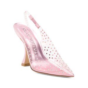 STUART WEITZMAN Spain Glam Xcurve 100 Slingback Heels